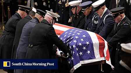 Former US president Jimmy Carter lies in state after sombre Washington procession