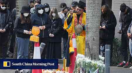 Memorial held for Hong Kong motorcyclist killed in controversial crash