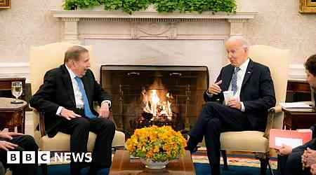 Biden meets exiled Venezuelan opposition candidate