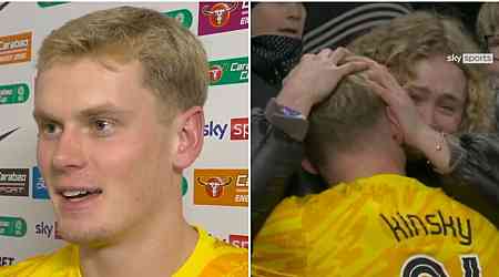 Tottenham star Antonin Kinsky gives heart-warming interview after family sob in his arms