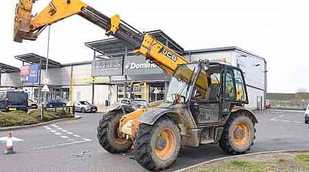 Burglars who ripped cash machine off Home Bargains shop with stolen JCB jailed