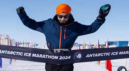 A marathon on every continent: Windsor, Ont., man completes rare feat by racing in Antarctica