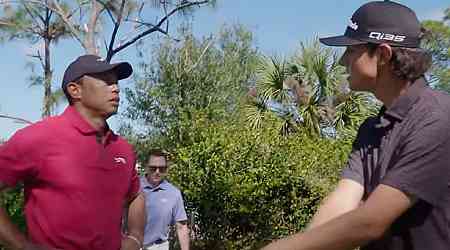 Tiger Woods took full wardrobe and entourage to golf course but didn't hit a single ball