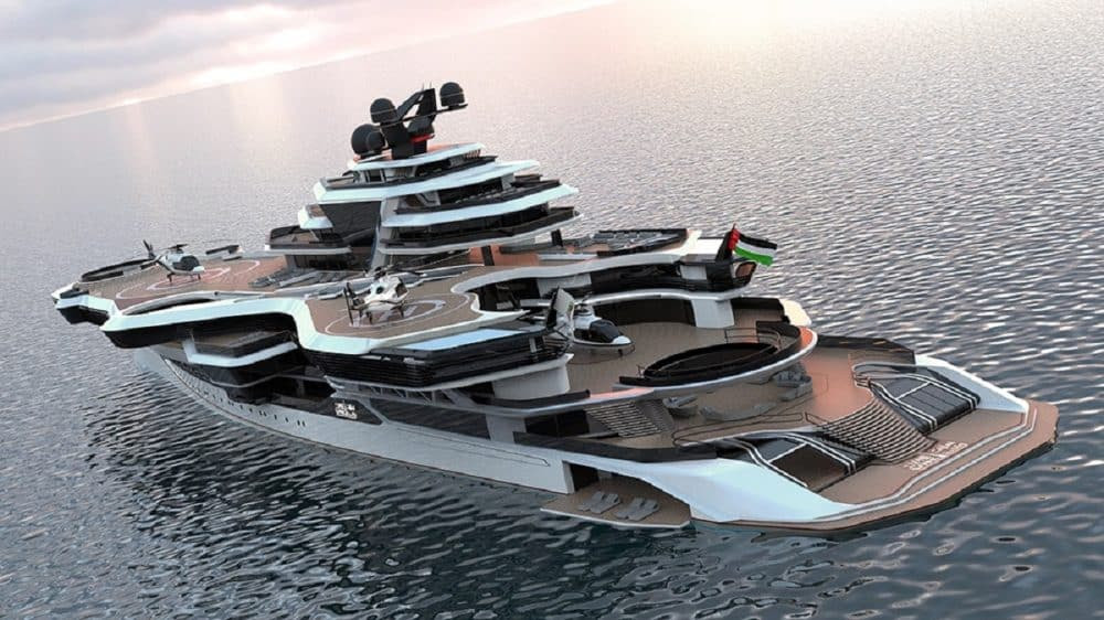 UAE One: $543m megayacht has 3 helipads, submarine deck, swimming pool, spa and luxury suites