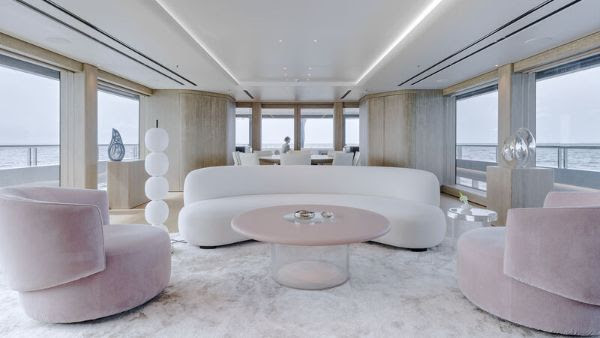 Interior of Amels 60 Entourage unveiled | 67 metre Feadship Project 823 on sea trials