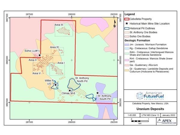 American Future Fuel Receives Drilling Permit to Begin Drill Confirmation of Historical Inferred Uranium Resource of 18.98 Million Pounds(i) at Cebolleta