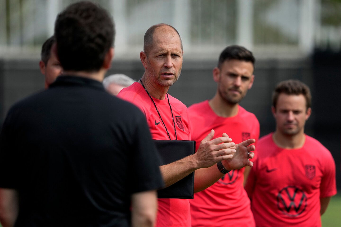 Gregg Berhalter, a soap opera behind him, looks forward with USMNT 