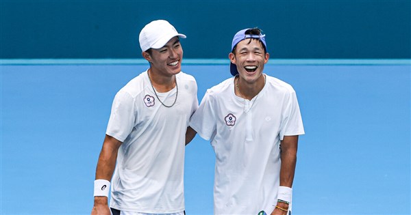 Tennis duo bags Taiwan's 5th gold at Hangzhou Asian Games