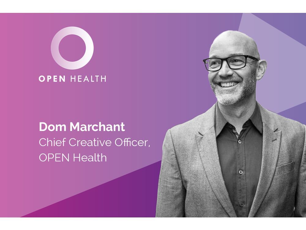 Dom Marchant, Chief Creative Officer, joins the executive leadership team at OPEN Health with a new vision to drive the creative communications practice