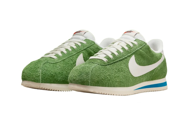 Nike Teases Textured Suede Cortez in Grass Green Shade