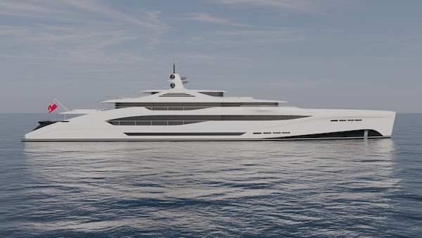 Kurt Strand Design and Acoya Design House unveil 77 metre superyacht concept Silence