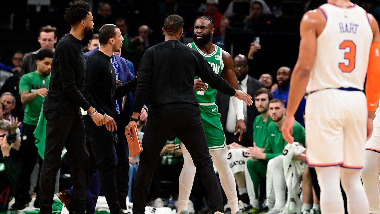 Celtics' Brown ejected, calls ref 'overemotional'