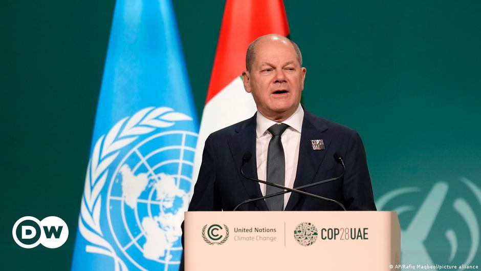 COP28: Scholz calls for phase-out of coal, oil and gas