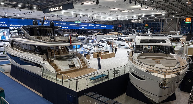 Dusseldorf Boat Show is open! See Princess in Hall 6, Stand B21