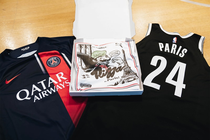 Brooklyn Nets Celebrates Paris NBA Game With Kidsuper and Paris Saint-Germain Merch Collaboration