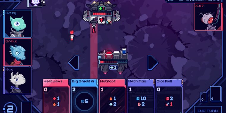 Cobalt Core is a tight, funny roguelike deck-builder deserving of many runs