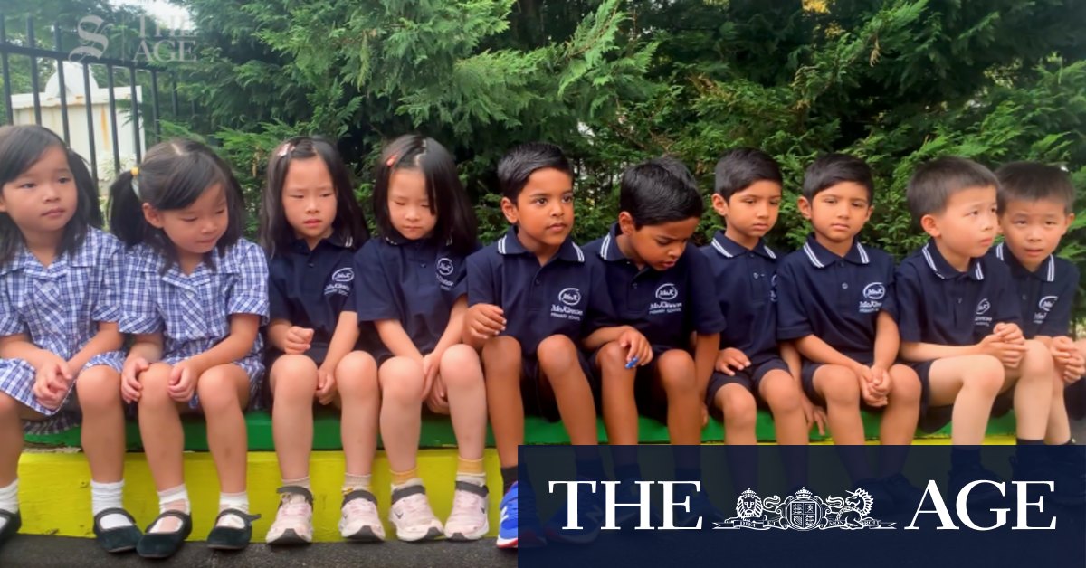 Five sets of identical twins will start school at McKinnon Primary