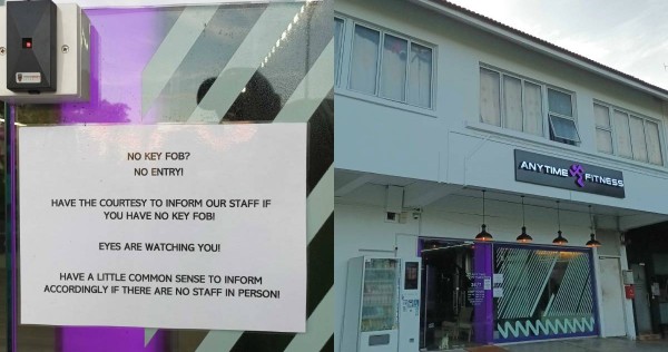 'Have a little common sense': Anytime Fitness at Upper Thomson gets called out over 'harsh' signage