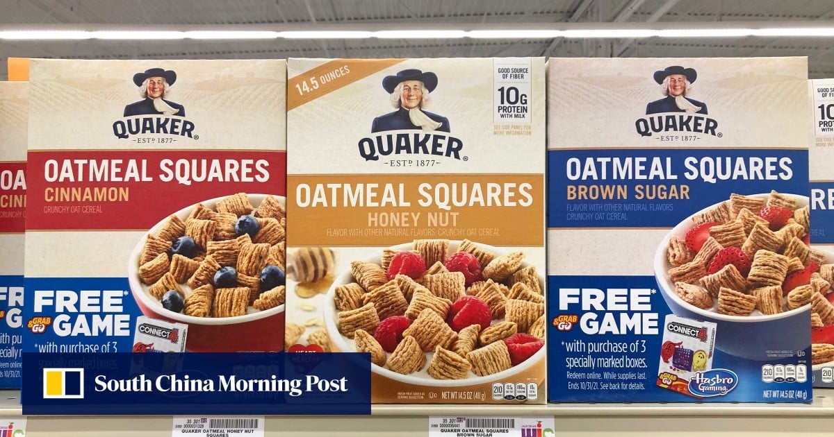Hongkongers warned against eating US-made Quaker oatmeal products due to salmonella concerns