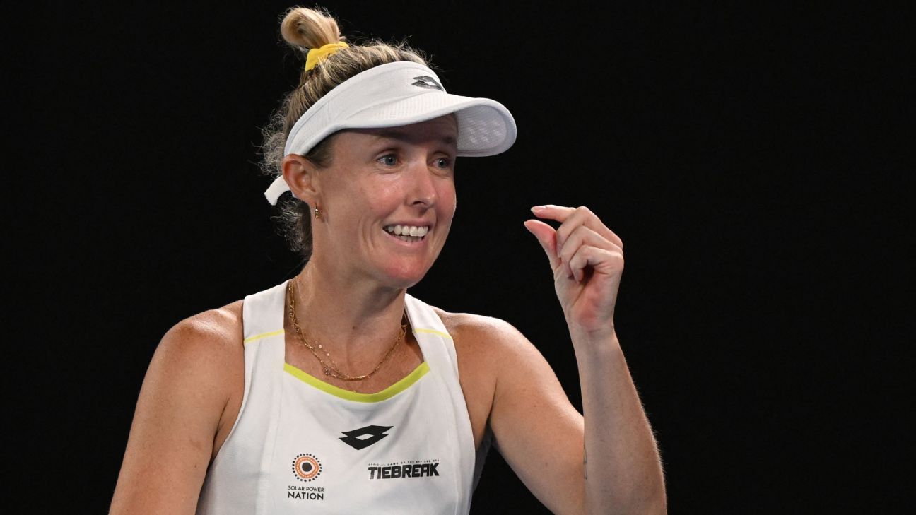 Krejcikova ends Hunter's Aussie Open dreams