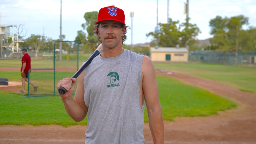 Aspiring pro-baseballer contracted to Chicago Cubs playing in outback Northern Territory
