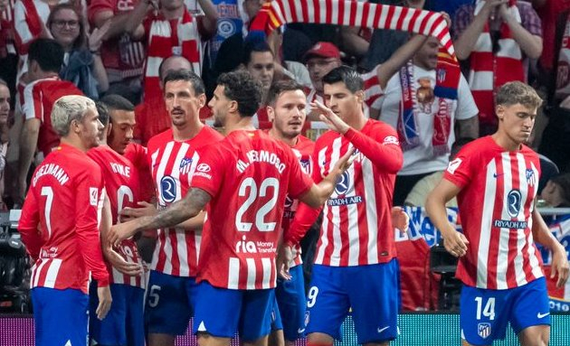 Atletico Madrid striker Angel Correa happy with brace - and that he stayed