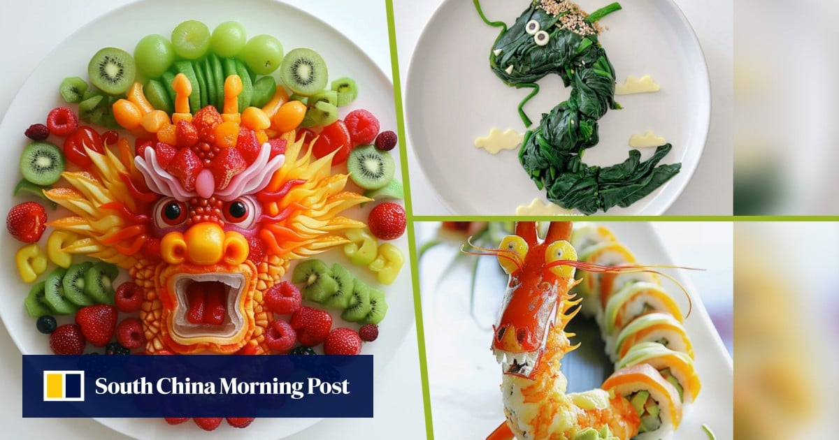 Auspicious, delicious Lunar New Year dragon dishes shaped by talented China social media users to bring good fortune