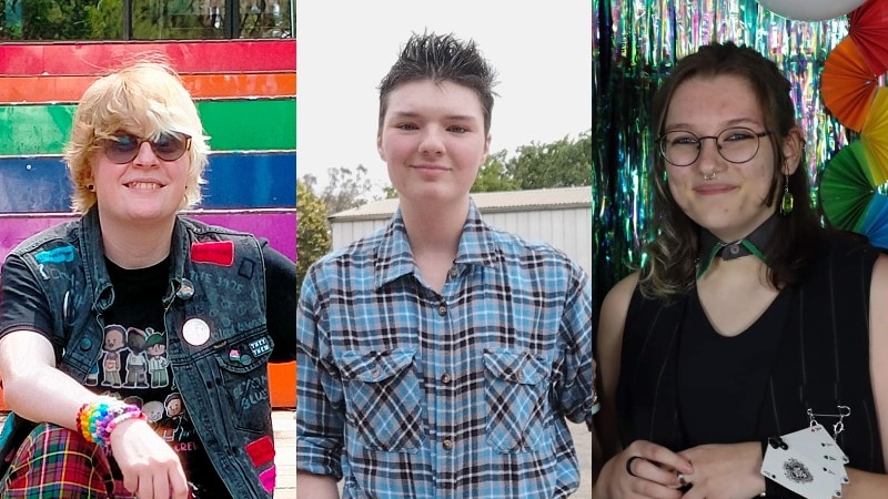 Coming out as trans can be tough in regional Australia. Here's how these three teens did it