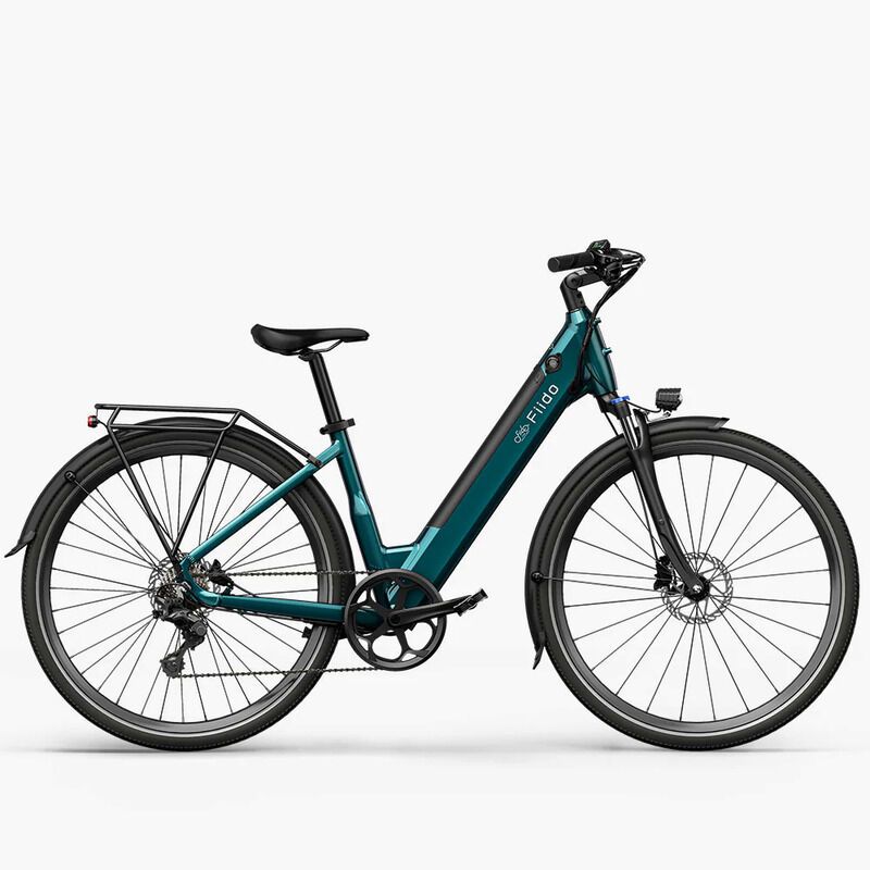 Emerald Blue City Bikes - The Fiido C11 Has a Sleek Frame and a Chromatic Finish (TrendHunter.com)