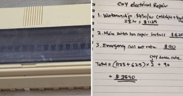 'Expensive lesson learnt': Homeowner charged $3,590 to get circuit breaker fixed on first day of CNY