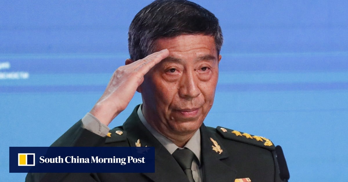 Former Chinese defence minister Li Shangfu removed from Central Military Commission as downfall gathers pace