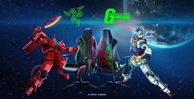 Gaming Lifestyle Brand Collaborations - Razer Released a Set of Mobile Suit Gundam Merchandise (TrendHunter.com)