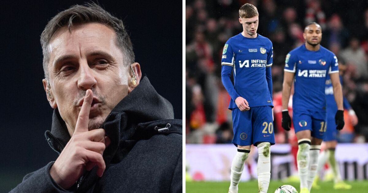 Gary Neville twists the knife into Chelsea 'bottlejobs' as Liverpool snatch Carabao Cup