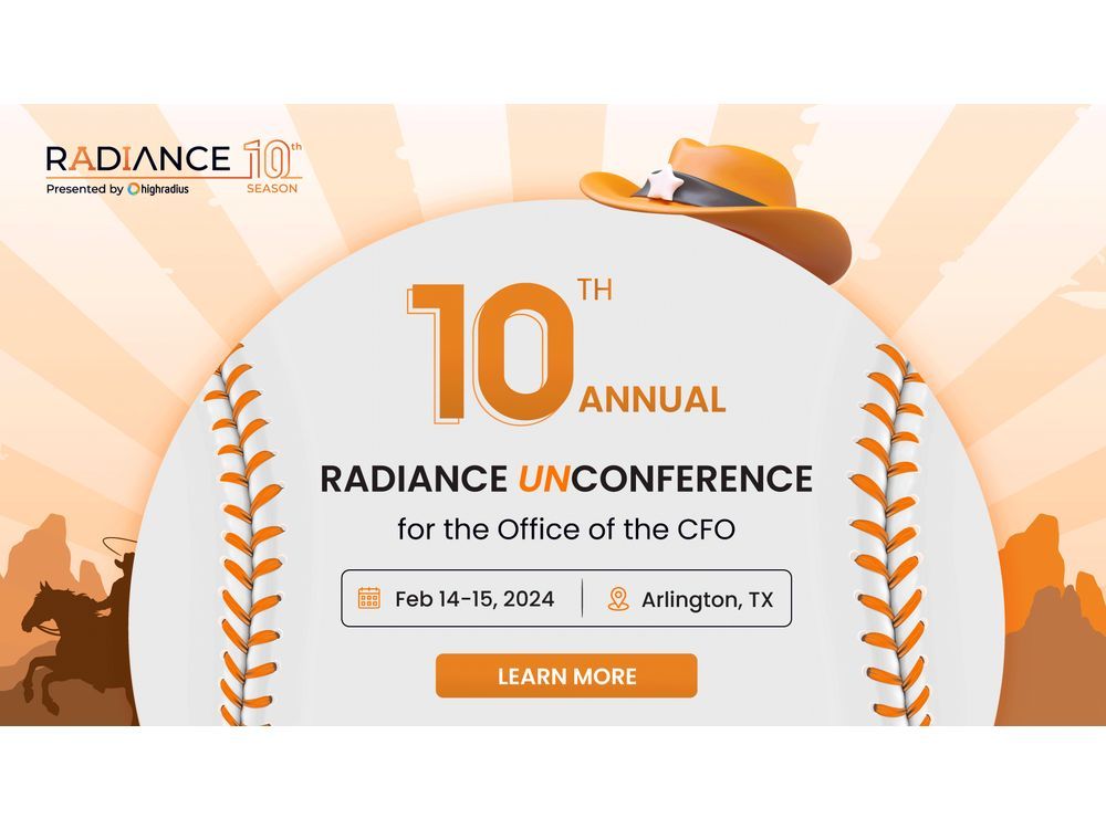 HighRadius Hosts 10th Annual Radiance, the Office of the CFO UNconference on Feb 13-14