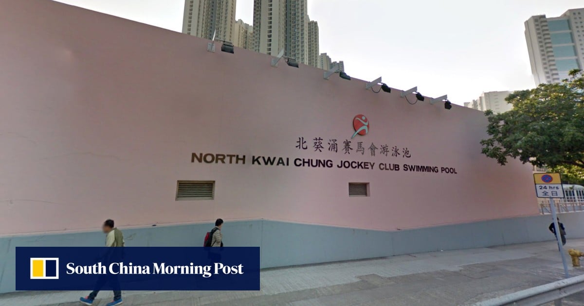 Hong Kong swimming pool lifeguard arrested after allegation she filmed male colleague naked in changing room with hidden camera