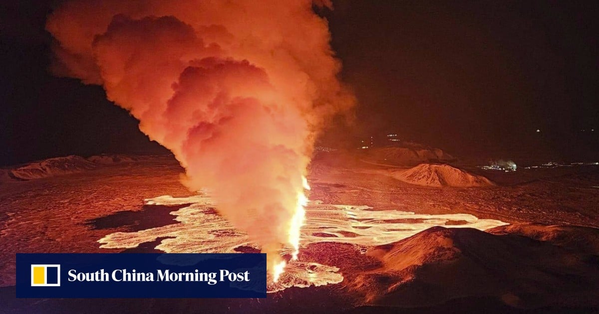 Iceland volcano erupts for third time in 2 months, spewing lava 50 metres into air, evacuating Blue Lagoon spa