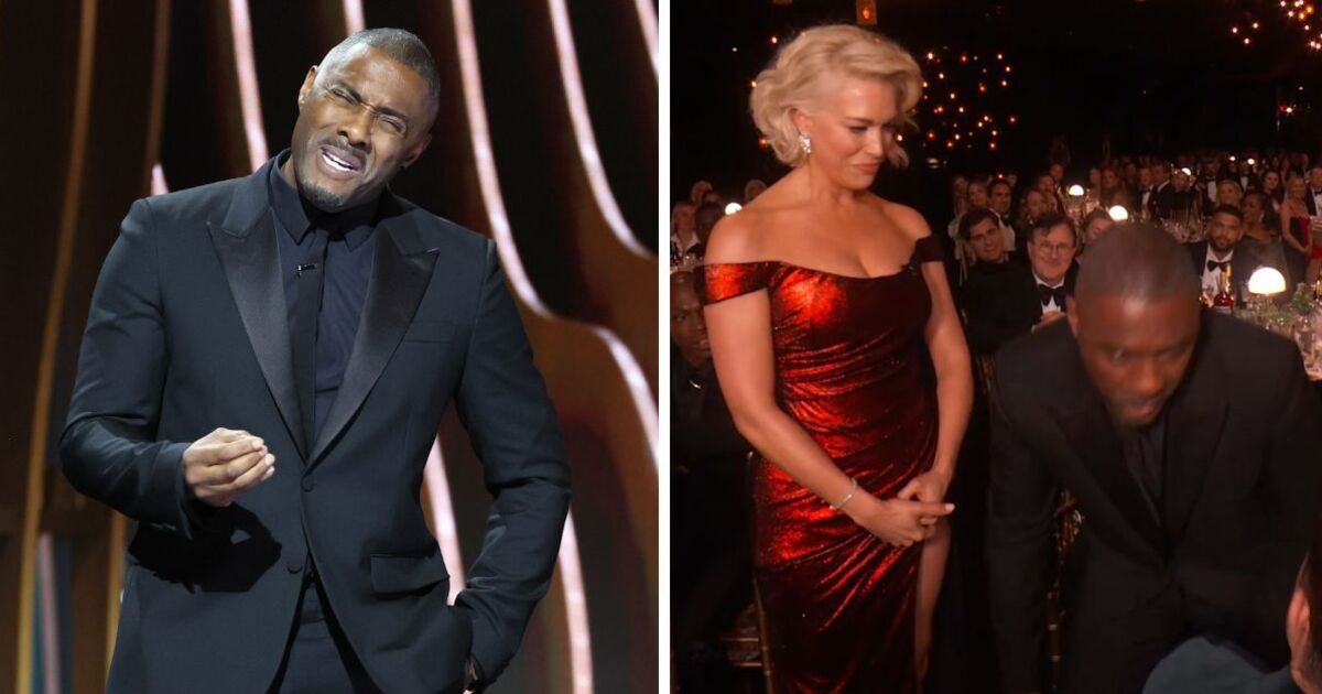 Idris Elba has 'embarrassing' SAG Awards seat mix up then jokingly swears at Oprah Winfrey