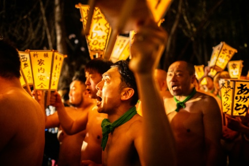Japan's 'naked men' festival succumbs to aging population