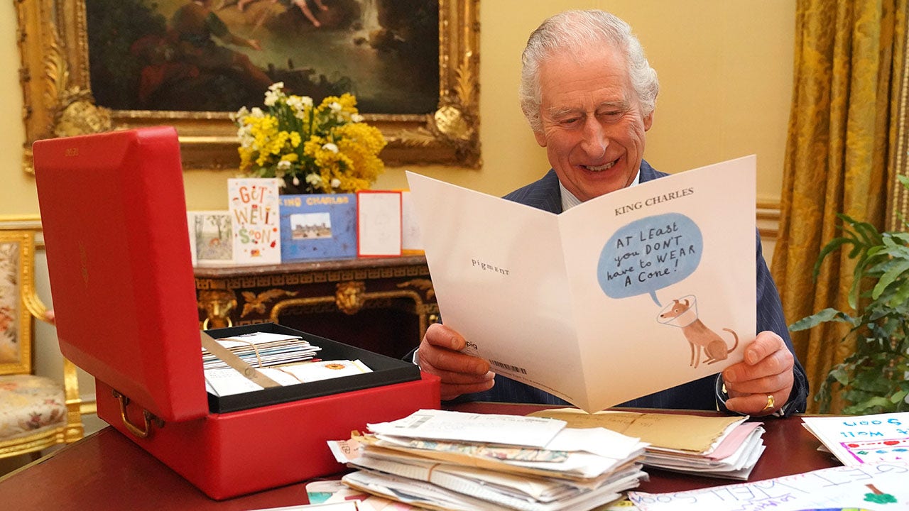 King Charles enjoys cheeky get-well card from one of his supporters