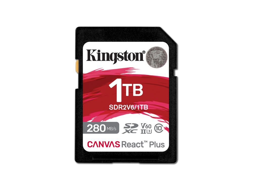 Kingston Digital Introduces New Canvas React V60 SD Card