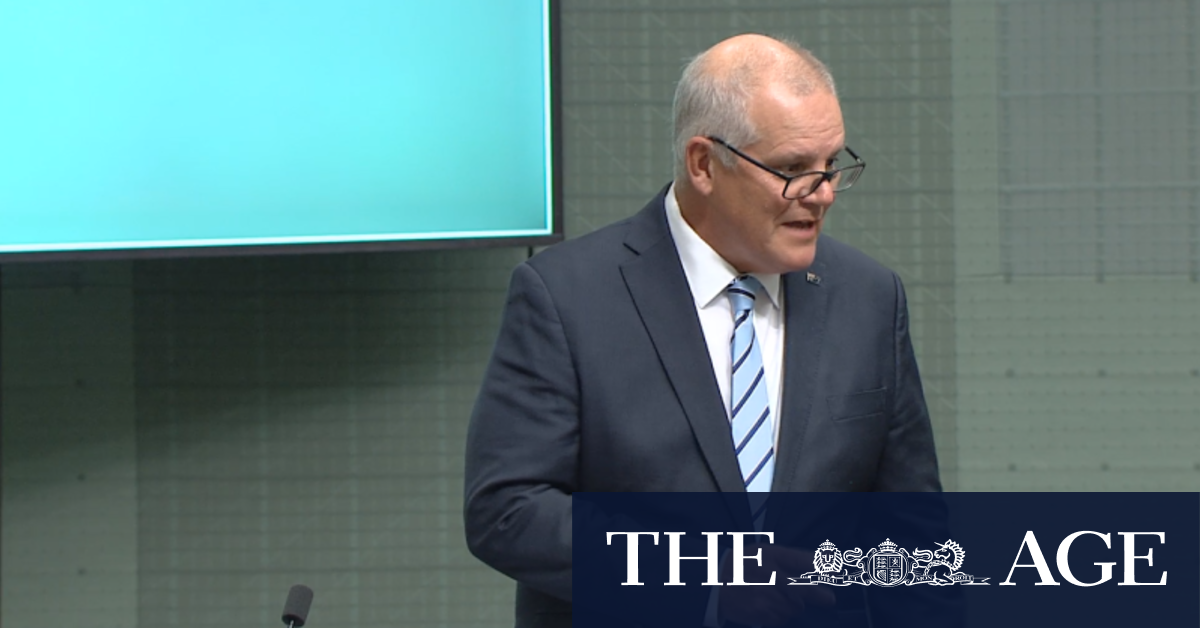 Morrison rattles off Taylor Swift albums in final speech to parliament
