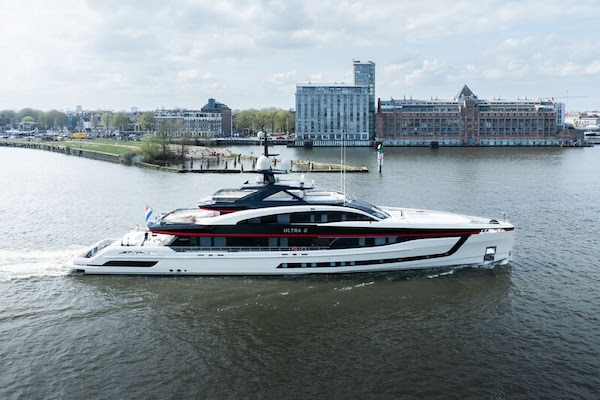 Heesen's 60 metre super yacht Ultra G in Amsterdam