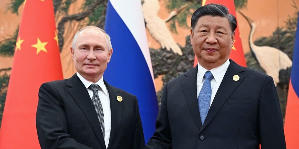 China's economy is showing signs of life as it touts its growing relationship with Russia