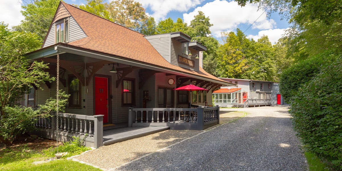 A Gilded Age train station transformed into three cottages is on sale for less than $1 million. See inside.