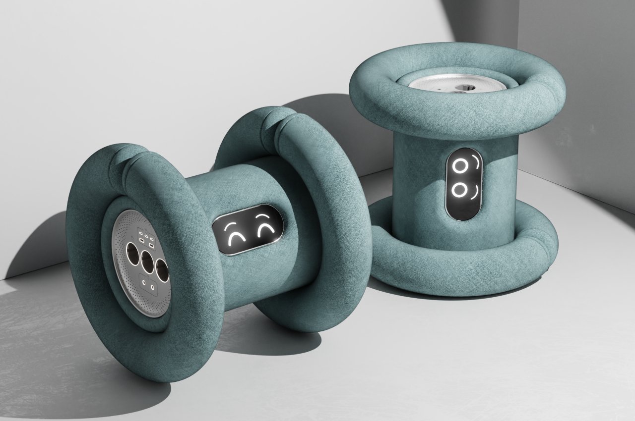 Huggable robot concept delivers warmth, power, and comfort during disasters