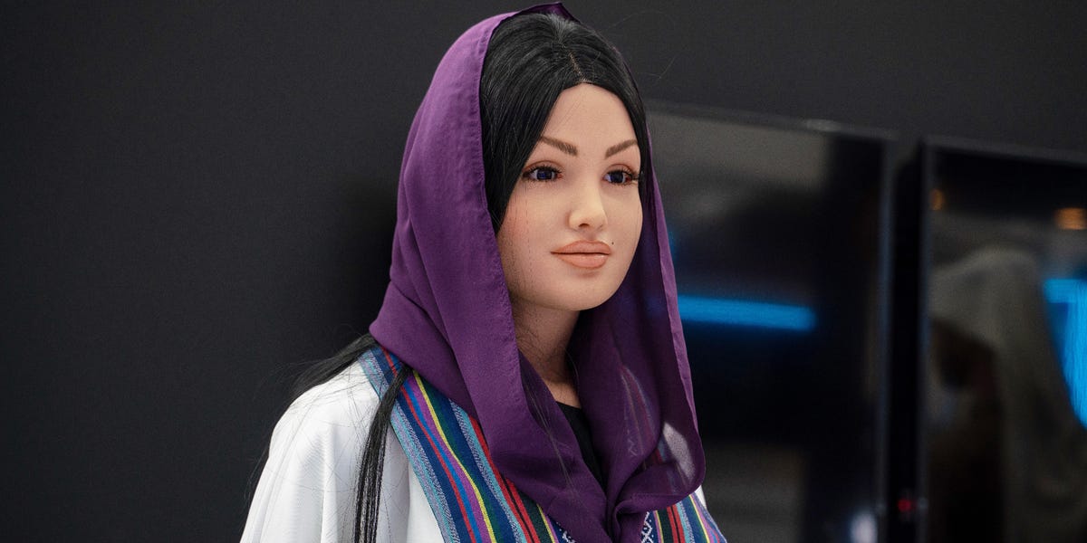 Saudi Arabia's first humanoid robot knows not to talk about sex or politics, its creator says