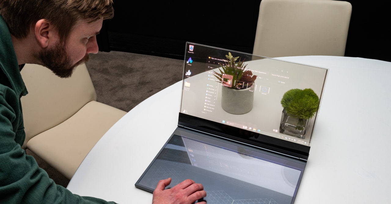 Lenovo's Project Crystal Is a Concept Laptop With a Transparent Display
