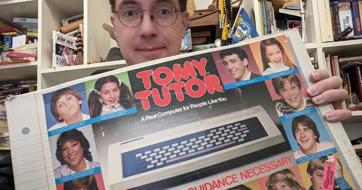 After 41 years, my first assembly program on my first computer, the Tomy Tutor