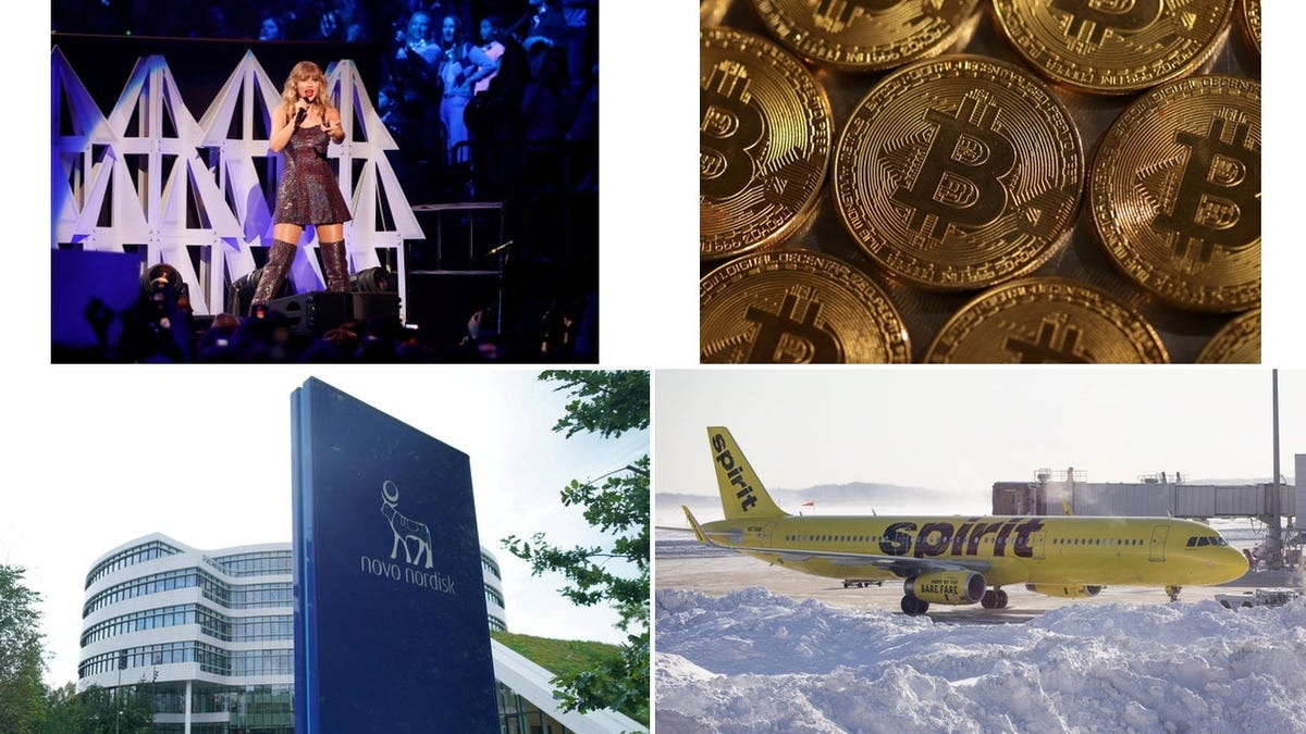 Taylor Swift's masterclass, Bitcoin's big moment, Novo Nordisk soars, Spirit sinks: The week's most popular stories