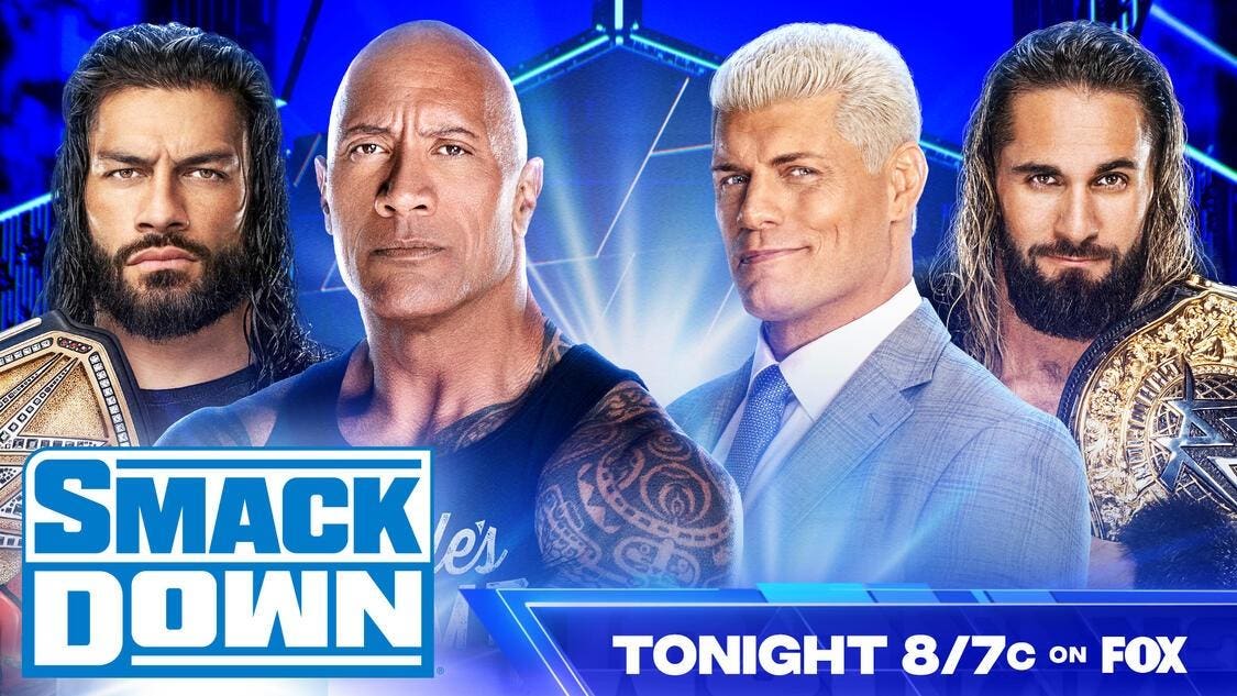 WWE SmackDown Results With The Rock, Reigns Rhodes And Rollins